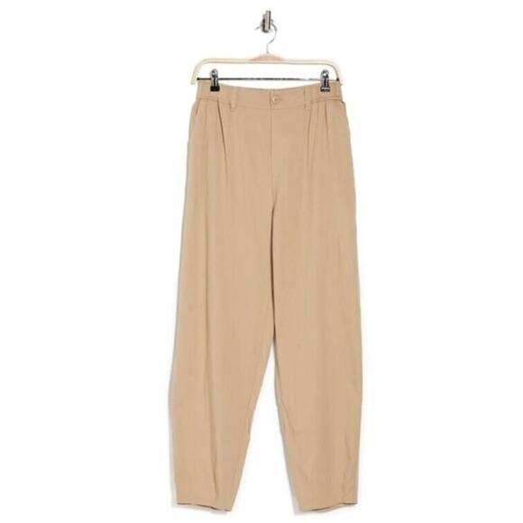 Abound Women's Twill Balloon Leg Pants in Beige Nougat 1X MSRP $30 - Picture 2 of 2